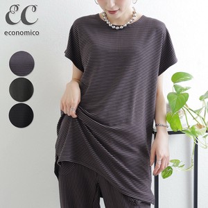 フレンチスリーブボーダーチュニック　2025新作　Economico