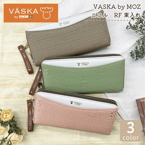 VASKA by moz ニコル ラウンドファスナー長財布 ベスカバイモズ