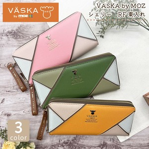 VASKA by moz シェリー ラウンドファスナー長財布 ベスカバイモズ