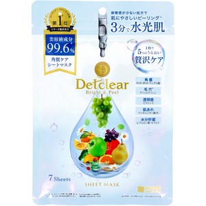 DETクリア ブライト＆ピール シートマスク 7枚入