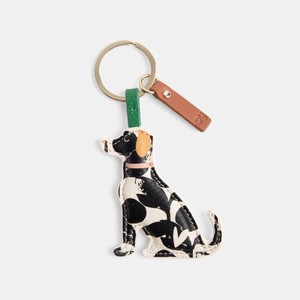 【caroline gardner】PRINTED LAB DOG NOVELTY KEYRING