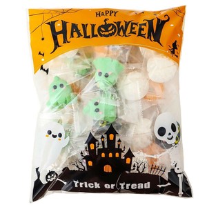 ハッピーハロウィンマシュマロ かわいいおばけキャラクター お配り ハロウィンパーティ