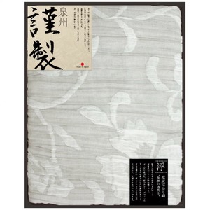 梅炭浮かし織ガーゼケット
