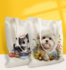ショルダーバッグ 大容量 かわいい 猫 犬  レディースファッション   DYLA1051