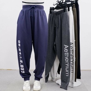 予約 定番売筋 裏毛スウェットパンツ (英字数字)  裏毛 パンツ スウェット スウェットパンツ ルームウェア