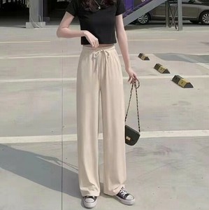 ワイドパンツ 糸氷 無地 ゆったり 快適 レディース ファッション  MBQ3531