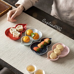 ＜人気商品＞激安セール 復古調 胡蘆形 お皿 茶菓子・果物・乾物用 陶磁器 テーブル小物