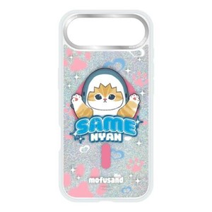 モフサンド Camera Frame 2025 iPhone 6.6 inch_1 LENS model MagSafe対応ケースサメにゃん MOFU-106A