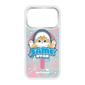 モフサンド Camera Frame 2025 iPhone 6.3 inch_3 LENS model MagSafe対応ケースサメにゃん MOFU-105A