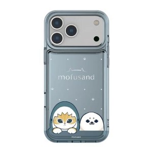 モフサンド IIIIfit Clear 2025 iPhone 6.3 inch_3 LENS model対応ケースサメにゃん MOFU-92A