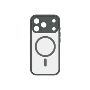 IIIIfit プランプフレーム 2025 iPhone 6.3 inch_3 LENS model MagSafe対応ケースブラック IFT-190BK