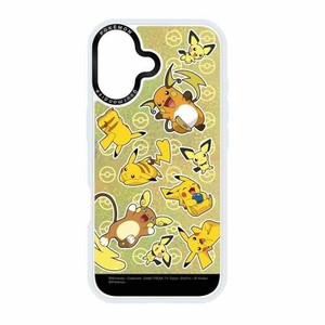 ポケットモンスター Camera Frame 2025 iPhone 6.3 inch_2 LENS model対応ケースイエロー PKE-32YE