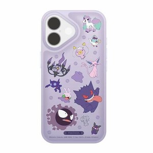 ポケットモンスター IIIIfit Clear 2025 iPhone 6.3 inch_2 LENS model対応ケースパープル PKE-22PU