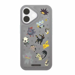 ポケットモンスター IIIIfit Clear 2025 iPhone 6.3 inch_2 LENS model対応ケースブラック PKE-22BK