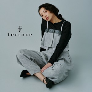 ヘリンボーンタックパンツ