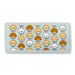 （取り寄せ品）TOWEL まるぷーさん　おえかきさん フェイスタオル   オクタニ