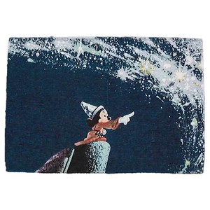 【Disney】ディズニー ファンタジア ミッキーマウス ゴブランマット ラグ
