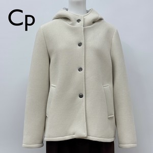 【イタリア製】Cp フロントボタン スクーバ素材 フードジャケット