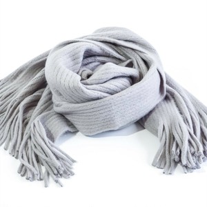 《特価》【Winter】ラッセルリブ起毛ストール 静電気防止加工 マフラー 22430-21