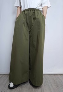 コットンツイル　ワイドパンツ