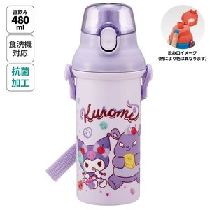 抗菌 食洗機対応 直飲み 480ml  クロミ