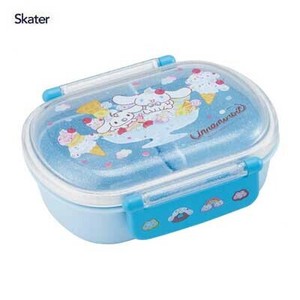 抗菌食洗機対応ふわっとフタタイトランチ箱 小判 シナモロール サンリオ スケーター QAF2BA