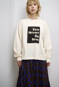 20/-天竺BoxロゴPtロングTee