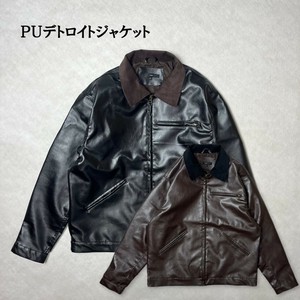 夹克/短款夹克 皮革 休闲