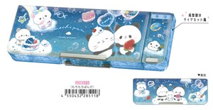 【2025年秋冬新作予約】消しゴムポケット付き両面開きペンケース　もちもちぱんだ　228511