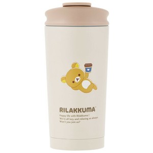 水筒 450ml サーモ タンブラー 保温 保冷 ステンレス 蓋付き リラックマ