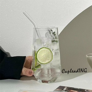 シーズン商品 激安セール 冷飲み用ガラスコップ 菱角パターン 飲食店向け フルーツ水・ソーダー