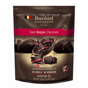 BOUCHARD ダークチョコレート カカオ 72% 910g ビーガン グルテンフリー