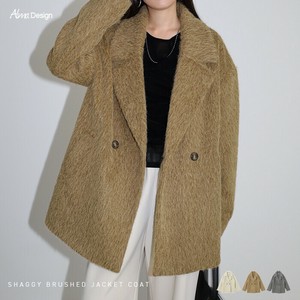 夹克 大衣 中等长度 粗毛