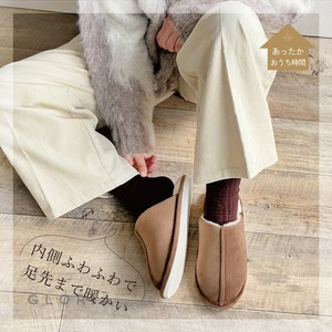 【秋冬即納】【人気】ムートン風　サボルームシューズ　靴　レディース　婦人　ルームシューズ　スリッパ