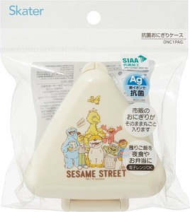 スケーター 【予約販売】抗菌おにぎりケース セサミストリート／レトロ