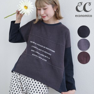 2025AW　コール天切替ロゴプルオーバー　2025新作　Economico