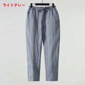 カジュアルパンツ 九分丈 無地 快適 メンズ ファッション  MBQ3583