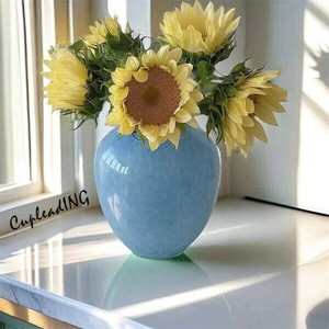 シーズン商品 INSスタイル 復古風 琉璃ガラス花器 花挿しホームデコ プレゼント