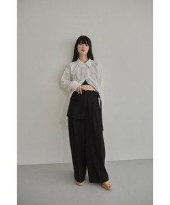 Full-Length Pant belt Tuck Pants