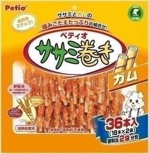ペティオ　ササミ巻きガム 36本入