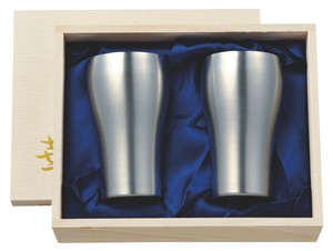 華　タンブラー 200ml 艶消し　桐箱2ヶセット