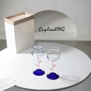 ＜人気商品＞早い者勝ち カラフルガラスハイボールグラス カクテル用 甘酒 赤ワイングラス プレゼント