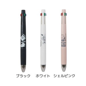 【（KUTSUWA)クツワ】ブレン4+S　スヌーピー  0.5mm　/ 多機能ボールペン