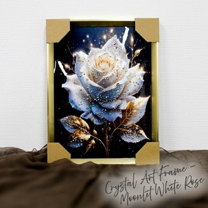 Art Frame White Rose