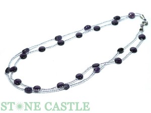 【ネックレス】オリジナルデザインネックレス アメジスト (数量限定商品) 【天然石 パワーストーン】