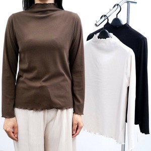 もちもち テレコメローカットソー  テレコ 長袖 リブ リブカットソー カットソー メロウ テレコカットソー