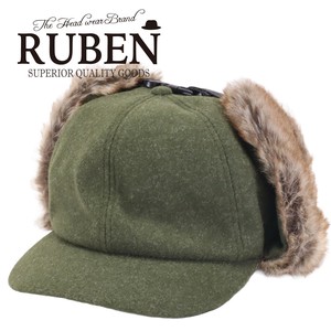 【2025秋冬新作】 ルーベン（RUBEN） ウールライクイヤーカバーキャップ 秋冬