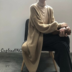 【新色追加】INSスタイル カーディガン 怠惰な風 セーター コート 中長セクション ニットトップス
