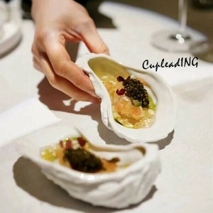 人気上昇 INSスタイル オイスターディスク 食器 ホテル レストラン クラブ ハイグレード 不規則 料理
