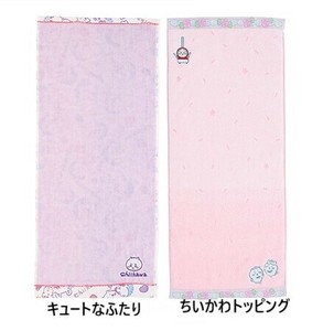 ちいかわ フェイスタオル タオル ハンカチ 良質タオル スポーツタオル はちわれ うさぎ ナガノ